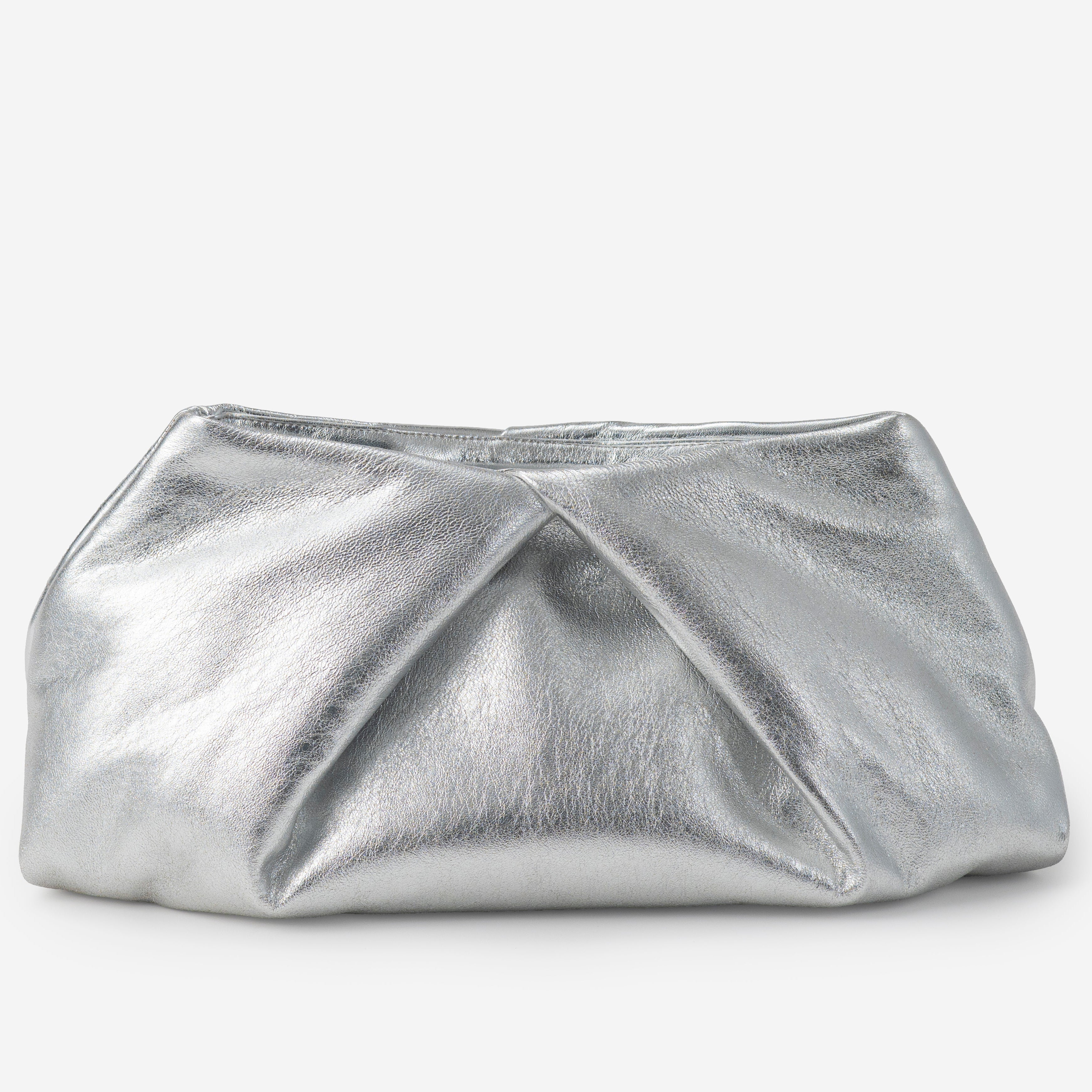 PLIYA midi Metallic Clutch